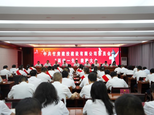 建設公司召開“兩優一先”表彰大會